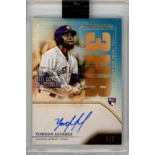 Yordan Alvarez 2020 Topps Luminaries Home Run Kings Autograph Rookie Card 4/5