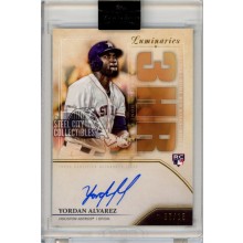 Yordan Alvarez 2020 Topps Luminaries Autograph Rookie Card #HRK-YA 07/15