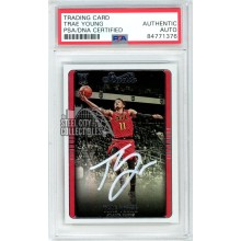Trae Young 2018-19 Panini Studio Autograph Rookie Card #298 PSA/DNA (White)
