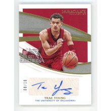 Trae Young 2021 Panini Immaculate Collegiate Autograph Card #II-TYO 08/10
