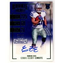 Ezekiel Elliott 2016 Panini Contenders Green Autograph Rookie Ticket Card 20/22