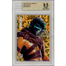 Zenith 2020 Panini Fortnite Series 2 Cracked Ice USA Card #190 BGS 9.5
