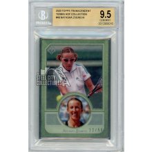Natasha Zvereva 2020 Topps Transcendent Tennis Card 22/50 BGS 9.5